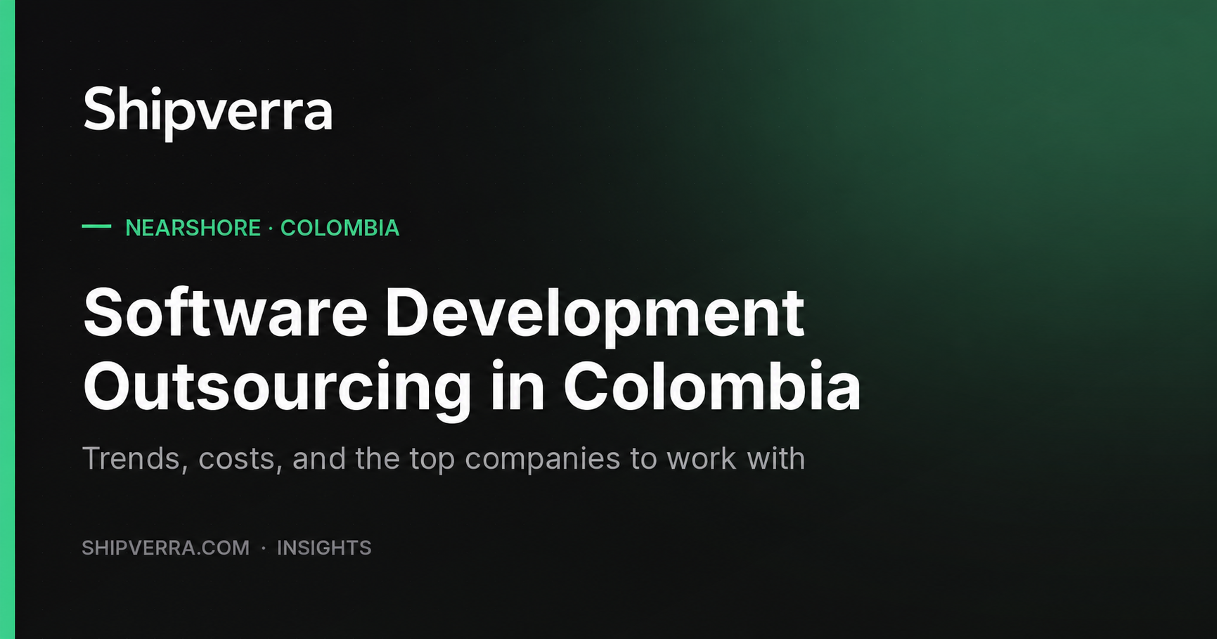 Software development outsourcing in Colombia: trends, costs, and top companies