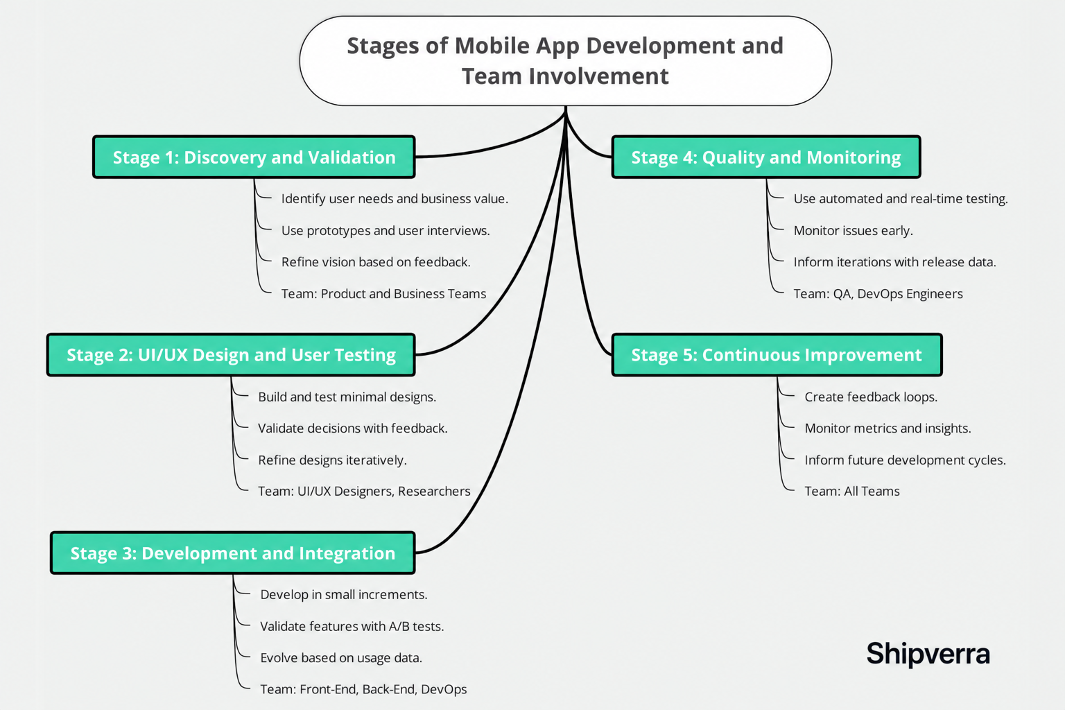 Mobile Application Development Team: Structure, and Costs